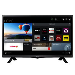 LG 28LF491U LED HD Ready Smart TV, 28 with Freeview and Built-In Wi-Fi